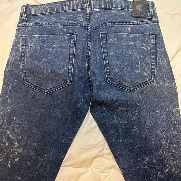 One Tuesday women's jeans medium wash stone wash bleached size 26 SALE 2/30 - Picture 6 of 10